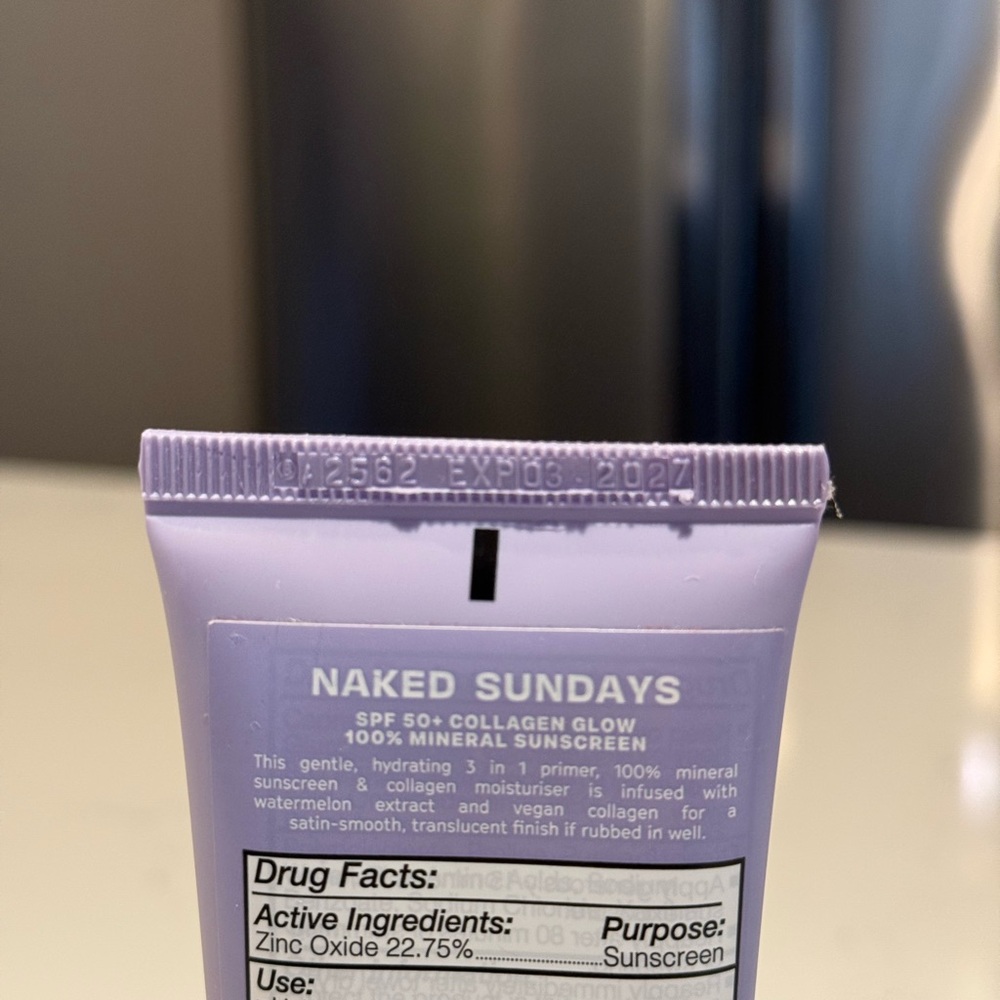 NEW! NEVER USED! Naked Sundays Collagen Glow Mineral Sunscreen SPF50 - Picture 6 of 6